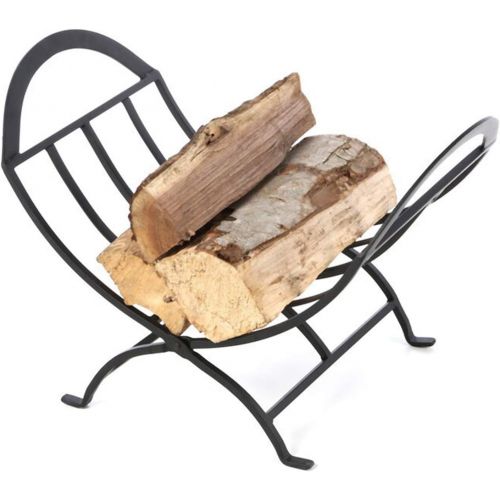  LLFF Fireplace Log Holder, 21.7×15×8.3 Inch Firewood Holder Log Basket for Wood, Steel Wood Cradle for Wood Stove Hearth Log Carrier