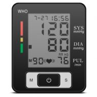 LLLX Digital Automatic Portable Wrist Blood Pressure Monitor Large Screen Adjustable Cuff Fast Reading...