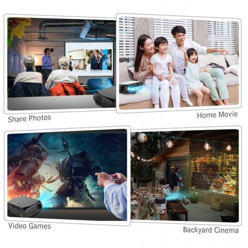  LLVV Video Projectors 3500 Lumens LED Projector 1080P Full HD Projector 3D Video Proyectors Best Price Portable Game Projector