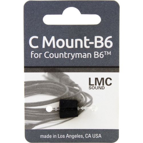  LMC Sound C Mount for Countryman B6 Lavalier Microphone (10-Pack Black)