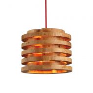 LMDH Vintage Wood Chandelier Rustic Wooden Chandeliers Home Decor Lamp for Dining Room, Bedroom, Foyer, Hallway, Entryway