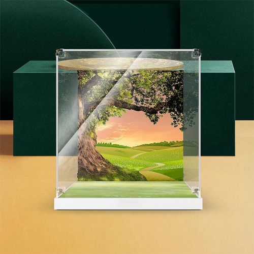  LMTIC Acrylic Display Case for Lego Ideas Disney Winnie The Pooh 21326 Building Kit Display Cases for Lego 21326 Collectibles Display Box Storage Gifts for Lego Lover,Dust Free,Cle