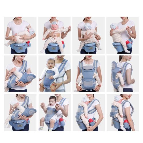  LMYEBD Baby Carrier, Child Front seat seat Stool, Baby Carrier with Hip seat, Ergonomic Baby Carrier,...