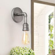 LNC 2 Water Pipe Bathroom Bath Lamp Industrial Sconces Wall Vanity Lighting Fixtures, A03373