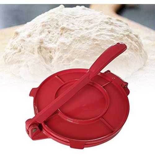  [아마존베스트]LNIM Tortilla Press 8 Aluminum Tortilla Machine with Folding Handle Non-Stick Tortilla Cake Press for Homemade Tortillas or Tacos, Cake and Breakfast, red