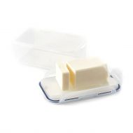 LOCK & LOCK Airtight Rectangular Food Storage Container with Butter insert, Butter Case 25 -oz / 3.17-cup