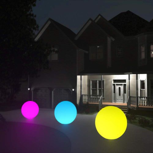  LOFTEK LED Light Ball : 12-inch RGB Colors Light Sphere with Remote Control, Cordless Floating Pool...