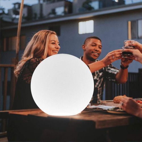  LOFTEK LED Light Ball : 12-inch RGB Colors Light Sphere with Remote Control, Cordless Floating Pool...