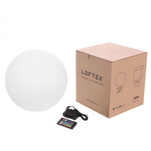  LOFTEK LED Light Ball : 12-inch RGB Colors Light Sphere with Remote Control, Cordless Floating Pool...