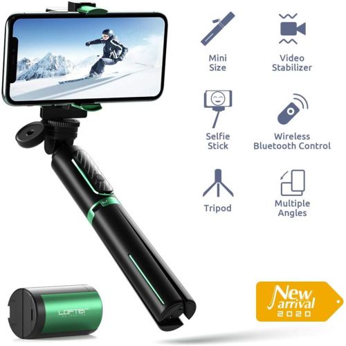  LOFTer-pro Gimbal Stabilizer for Smartphone, Selfie Stick Tripod with Wireless Remote, 360° Rotation Auto Balance Stabilizer for iPhone & Android Phones Youtuber Live Video Record