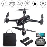 LOHOME MJX B2W Bugs 2 W RC Quadcopter - 2.4GHz 6-Axis Gyro 1080P HD 5G Wifi Camera FPV Drone Remote Control Drone, Long Range Drone With GPS, Altitude Hold, Headless mode and Retur