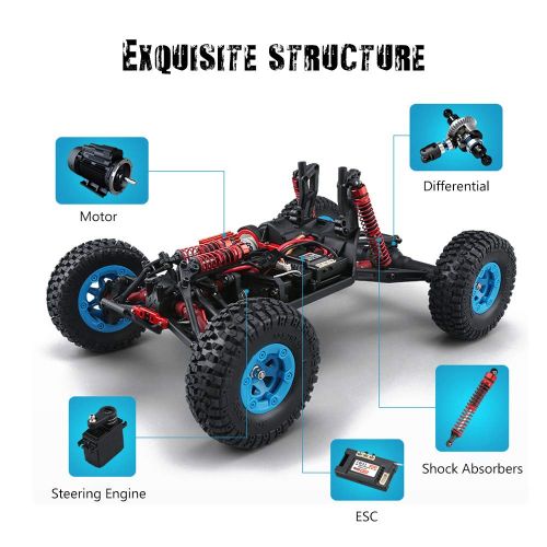  LOHOME 4WD Off-Road Vehicle Toy 1:12 Powerful Climbing Desert Buggy High-Speed 40km/h 2.4G Remote Control Monster Truck Rock Crawler