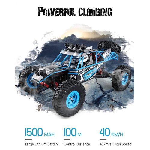  LOHOME 4WD Off-Road Vehicle Toy 1:12 Powerful Climbing Desert Buggy High-Speed 40km/h 2.4G Remote Control Monster Truck Rock Crawler