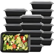 LOKATSE HOME 16 Pack Meal Prep Containers 24 oz Reusable Storage Lunch Bento Boxes, Freezer and Dishwasher Safe & Stackable