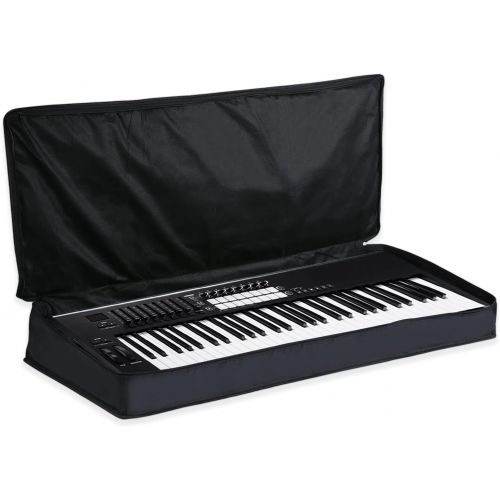  [아마존베스트]LOLUNUT 61 key keyboard bag with 10mm Cotton Padded Case Gig Bag thickened waterproof electronic piano cover case for electronic 40X16X6