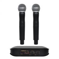 LOMEHO LO-V06 Dual Way Vhf Party Karaoke 2 Handheld Wireless Microphone