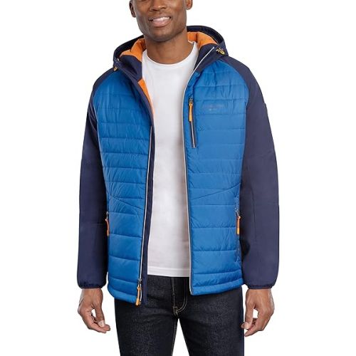  LONDON FOG Men's Mixed Media Active Jacket