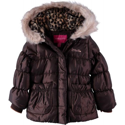  London+Fog London Fog Burgundy Infant Girls Hw Single Jkt L217578 Outerwear