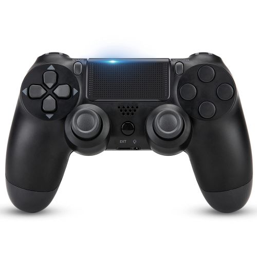  [아마존베스트]Ubrand Wireless Controller for PS4,Remote for Playstation 4 with Charging Cable, Game Controller Joystick with Dual Vibration/6-axis Gyro Sensor/Audio Function/1000mAh (Black)