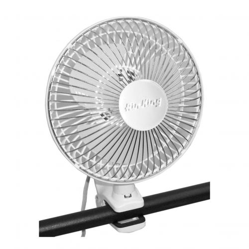  LORELL Air King 6 Inch Commercial 120V Personal Clip On Fan Air Circulator (4 Pack)