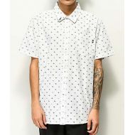 LOSER MACHINE Loser Machine Delphi White Short Sleeve Button Up Shirt