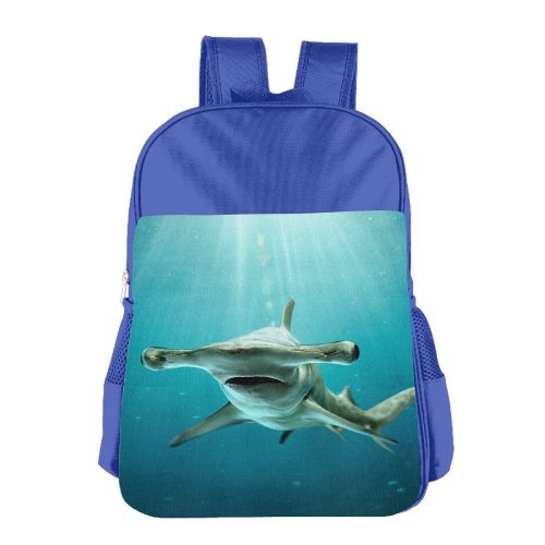  LOVEBAGS Sea Creature Hammerhead Shark Unisex School Backpack Bag Kids Book Bags Outdoor RoyalBlue