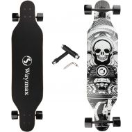 [아마존베스트]Lovelydecor Longboard Skateboard Complete - 41 Inch Longboard for Hybrid, Freestyle, Carving, Cruising and Downhill with All-in-one T-Tool for Beginners