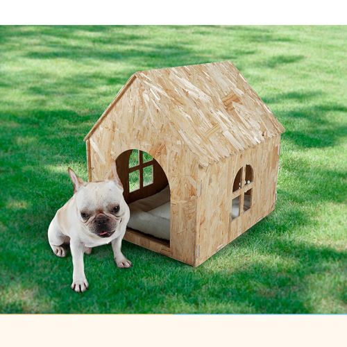  LOVEPET Removable and Assembled Cat Litter Cat House Puppy Nest Environmentally Friendly Breathable Pet Nest European Pine