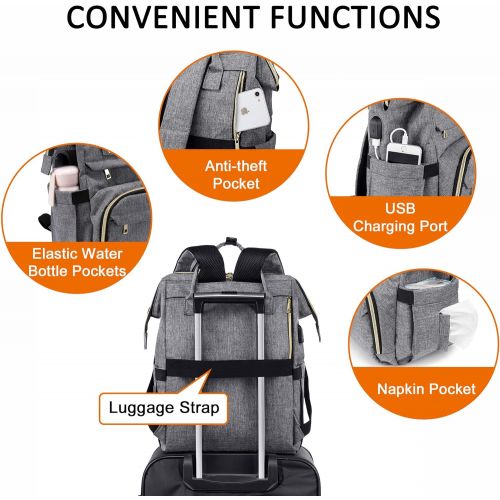  [아마존베스트]LOVEVOOK Laptop Backpack for Women Fashion Travel Bags Business Computer Purse Work Bag with USB Port