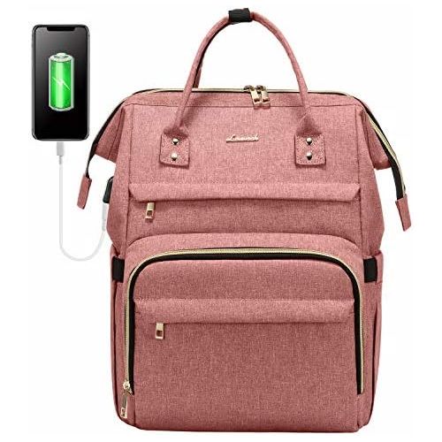  [아마존베스트]LOVEVOOK Laptop Backpack for Women Fashion Travel Bags Business Computer Purse Work Bag with USB Port