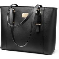 [아마존베스트]LOVEVOOK Laptop Bag for Women Large Office Handbags Briefcase Fits Up to 15.6 inch (Updated Version)-Black