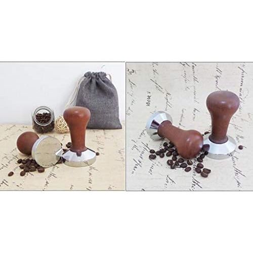  LOVIVER Coffee Bean Tamper Espresso Maker Latte Cappuccino 49-58mm Coffee Brew - 58mm