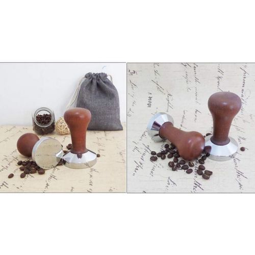  LOVIVER Coffee Bean Tamper Espresso Maker Latte Cappuccino 49-58mm Coffee Brew - 58mm