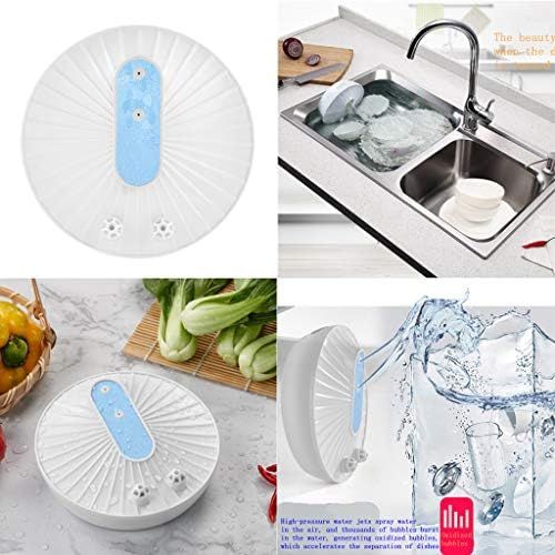  [아마존베스트]LOVIVER Mini Dishwasher Ultrasonic Table Dishwasher for Office Kitchen Camping