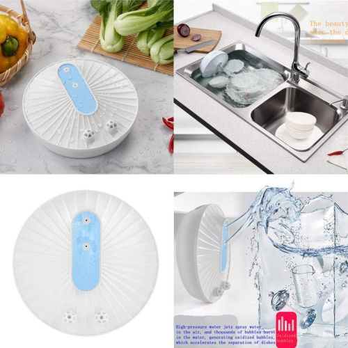  [아마존베스트]LOVIVER Mini Dishwasher Ultrasonic Table Dishwasher for Office Kitchen Camping