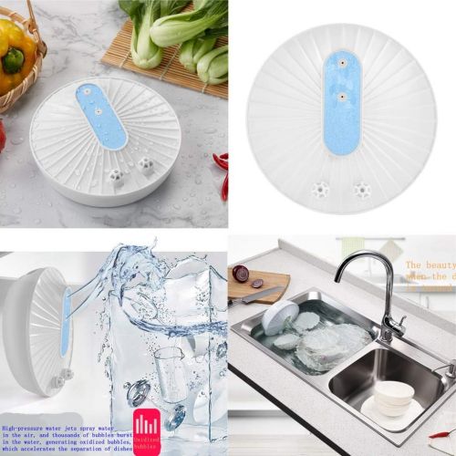  [아마존베스트]LOVIVER Mini Dishwasher Ultrasonic Table Dishwasher for Office Kitchen Camping