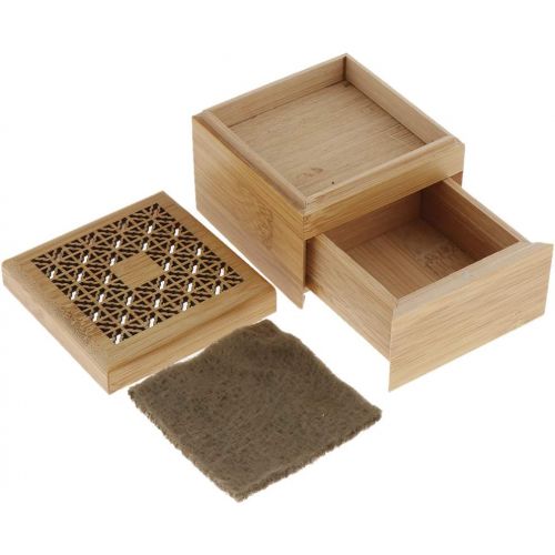  인센스스틱 LOVIVER Wood Incense Sticks Holder Coils Incense Burner Box for Yoga Srudio - Style 04 - Style 01