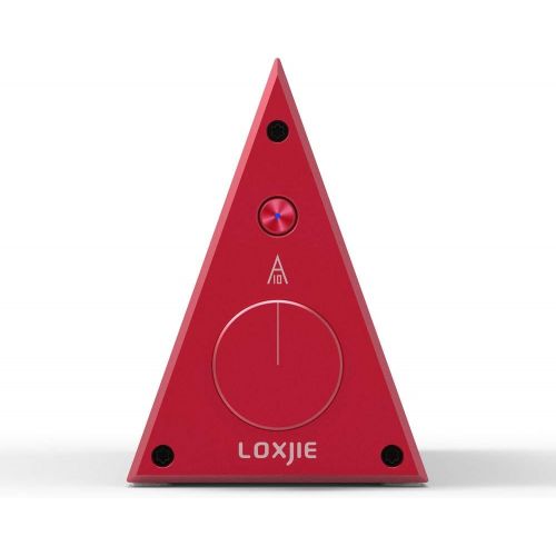  [아마존베스트]LOXJIE A10 Desktop Stereo Power Amplifier Digital Class-D High-Power Audiophile Level Amp Chip TPA3116 (Red)