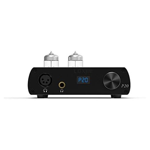  [아마존베스트]LOXJIE P20 Full Balance Tube Amplifier Headphone Amplifier Electronic Tube Headphone Amplifier Amp (Black)