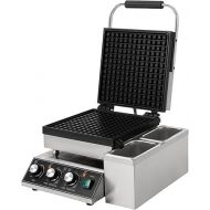 Stainless Steel Waffles Maker, Commercial Electric Non-Stick Pancake Machine for Home and Commercial Use