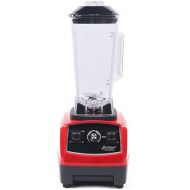 2L 2200W Professional Countertop Blender Heavy Duty Household Grade Blender Mixer with Food Grade ABS Stirring Rod for Milkshakes and Ice Cream (red)