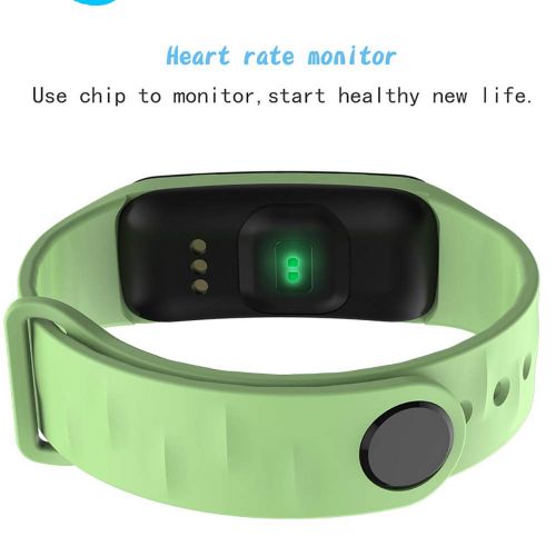  LPTJH Smart Bracelet Fitness Bracelet Dynamics Color Screen Waterproof Activity Heart Rate Monitor Blood Pressure Measurement for iOS Andriod,Purple