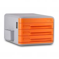 LPYMX File Cabinet, Lock ABS Plastic Storage Cabinet Office File Cabinet on The Desktop (Color : D)