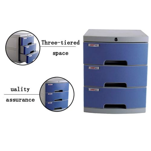  LPYMX Desktop File Cabinet with Chest of Drawers Storage Cabinet Storage Cabinet (Color : Gray)