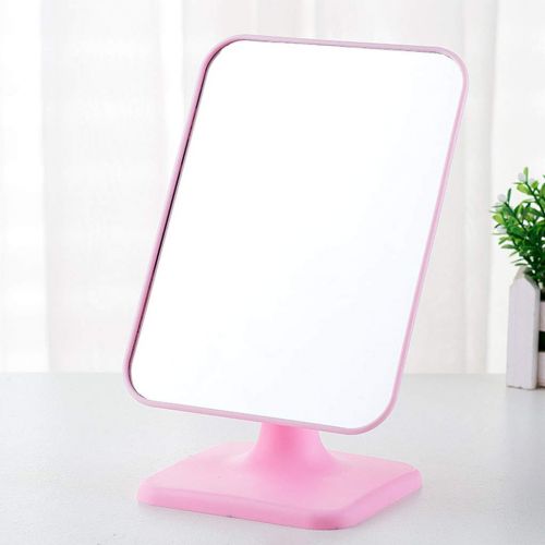  LQY Vanity Mirror,Makeup Mirror,Desktop Mirror,Large Size Table Mirror,Plastic Base, 14x14x20cm,Purple