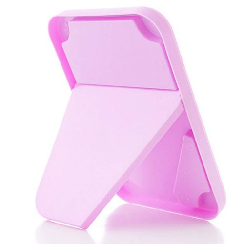  LQY HD Makeup Mirrors,Desktop Vanity Mirror,Beauty Princess Mirror,Folding Table Square Mirror,Desktop Portable Dressing Mirror,White