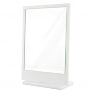 LQY Acrylic Desktop Vanity Mirror,Jewelry Store Table Mirror,Dormitory Cosmetic Mirror,European Single-Sided Square Mirror,White