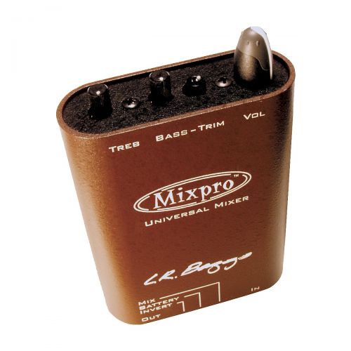  LR Baggs},description:The LR Baggs MixPro clips to your belt and allows you to blend a second acoustic guitar pickup with your Baggs iBeam and still have no batteries on your guita