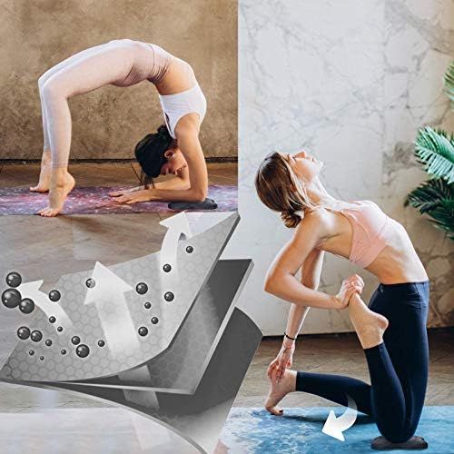  [아마존베스트]LRIO 2 pieces yoga bolster knee pads, yoga pillow, do your yoga knee pillow, minimises and supports knees, wrists and elbows, environmentally friendly, lightweight, non-slip and soft.