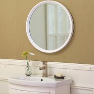 LRXG Cosmetic Mirror Full Solid Wood Nordic Circular Wall-Mounted Bathroom Toilet Mirror Wall Decoration Makeup Hanging Mirror (Size : 8080cm)